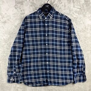 Under 510 U- 5'10 Shirt Mens XL Blue Long Sleeve Button‎ Down Casual Collar